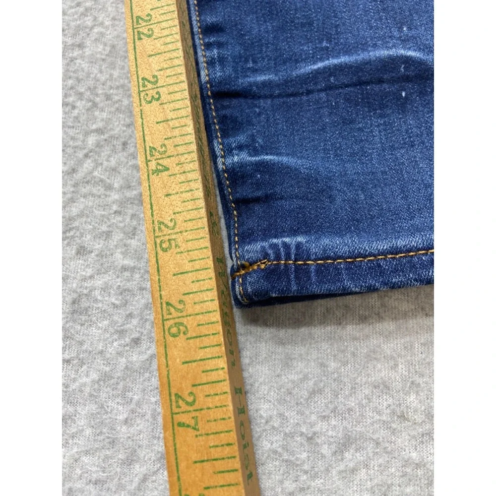 Good American Skinny Jeans Womens 2/26 Blue Mid Rise Stretch Medium Wash
